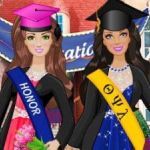 Постер игры Барби И Друзья Выпускной | Barbie And Friends Graduation