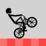 Постер Велосипедный велли | Wheelie Bike