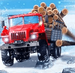 Картинка Truck Driver: Snowy Roads