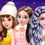 Постер Принцессы Идут На Коньках | Prencess GoIce Skating