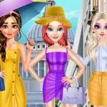 Постер Летняя Мода Принцесс | Princess Summer Fashion