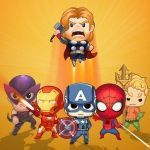 Постер игры Слияние Супергероев