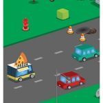 Постер игры Гонки на Фастфуде | Fast Food Racing