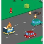 Постер Гонки на Фастфуде | Fast Food Racing