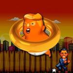 Постер игры Тэппи Флаппи Трамп