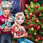 Постер игры Семейное Рождество Эльзы | Elsa Family Christmas