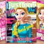 Постер Элли На Обложке Журнала | Ellie Cover Magazine