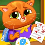Картинка Lovely Virtual Cat At School