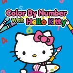 Картинка Color By Number With Hello Kitty