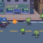 Постер игры Кошачий Стрелок Против Зомби