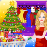 Постер игры Рождественские Покупки Принцесс