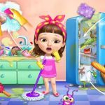 Картинка Sweet Baby Girl CleanUp Messy House