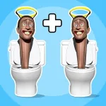 Игра Соедени Туалеты - Скибиди Битва