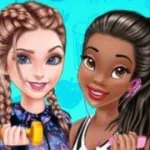 Постер Принцессы Тренировки Друзья | Princess Workout Buddies