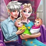 Постер игры День Семьи Близнецов Ледяной Королевы