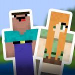 Картинка Noob Steve Head War