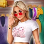 Постер Игра На Одевание Для Девочек