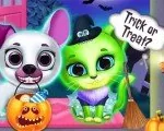Игра Страшный Макияж В Салоне Для Домашних Животных На Хэллоуин