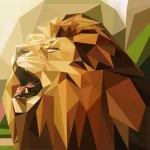 Постер Поли Арт 3D | Poly Art 3D