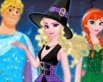 Игра Замороженная Команда Хэллоуин | Frozen Team Halloween