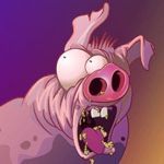 Постер игры Розовая Бегущая Свинка