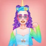 Постер Принцесса Сладкая Кавайная Мода