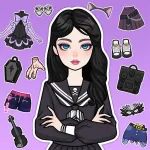 Игра Волшебный Дневник: Одень Бумажную Куклу
