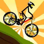 Постер Стикмен Велосипедист | Stickman Bike Rider