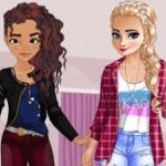 Постер игры Сестры Принцессы Из Женского Общества