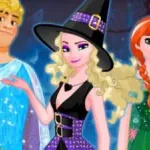 Постер Замороженная Команда Хэллоуин | Frozen Team Halloween
