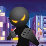 Постер Стикмен Истребитель 3D Кулаки Ярости