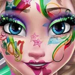 Постер Новогодний Макияж Эльзы