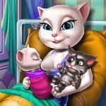 Постер игры Рождение Близнецов Анджелы | Angela Twins Birth