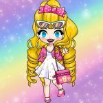 Картинка Blonde Chibi Fashion Show