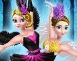 Картинка Ellie And Annie Black Swan And White