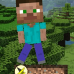 Постер игры Майнкрафт Головоломка | Minecraft Survival