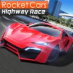 Постер игры Ракетные Машины Шоссе Гонки