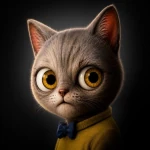 Постер Кот в Жёлтом