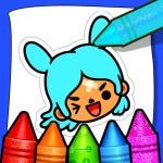 Картинка Toca Boca Coloring Together