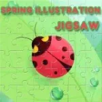 Игра Пазл "Весенняя Иллюстрация"