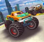 Игра Невероятная Гонка на Грузовиках Монстрах 2021