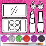 Картинка Glitter Beauty Coloring And Drawing
