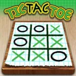 Постер Крестики и нолики | Tic Tac Toe Paper Note