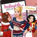Постер игры Рождественское одевание Instagirl | Instagirl Christmas Dress Up