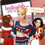 Постер Рождественское одевание Instagirl | Instagirl Christmas Dress Up