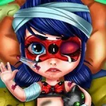Постер Раненная Божья Коровка | Baby Ladybug Injured