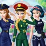 Постер игры Девушки Диснея В Полицейской Академии