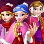 Постер Рождественские Селфи Принцессы | Princess Christmas Selfie