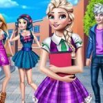 Постер игры Новая Девушка В Старшей Школе