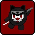 Постер игры Черный Мяу Ниндзя | Black Meow Ninja